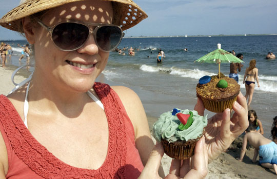 Seashore Cupcakes by Amelie