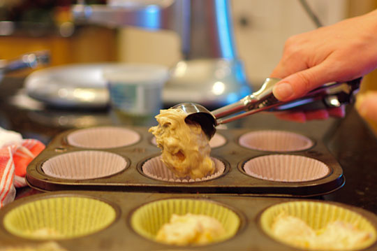 icecream scooper cupcaking