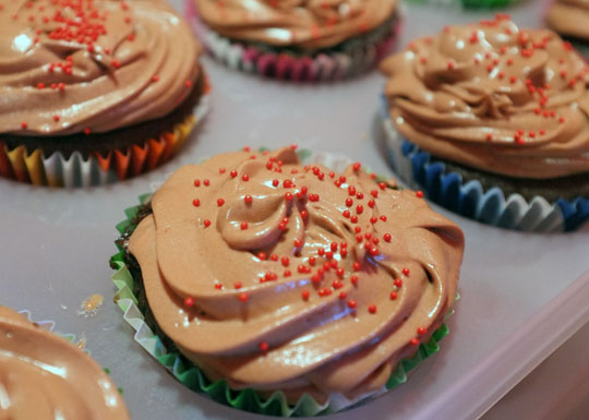 chocolate habanero cupcakes