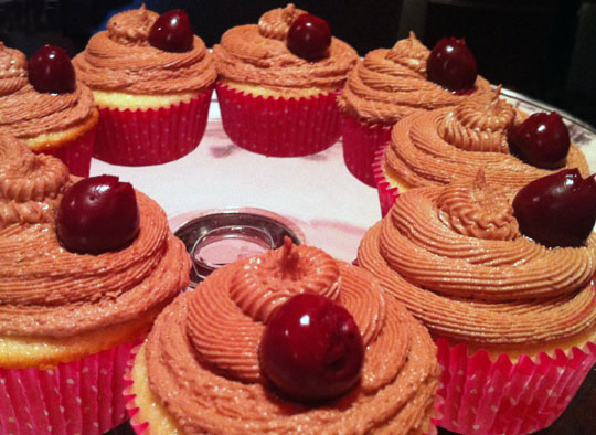 vanilla chocolate cupcakes