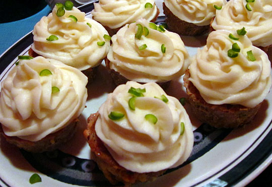 turkey meatloaf cupcakes