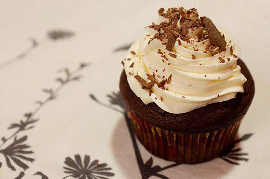 hot chocolate cupcake