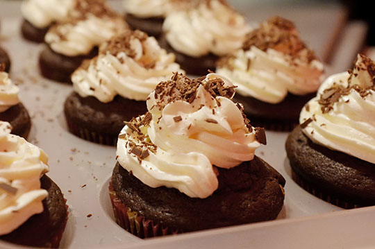 hot chocolate cupcakes