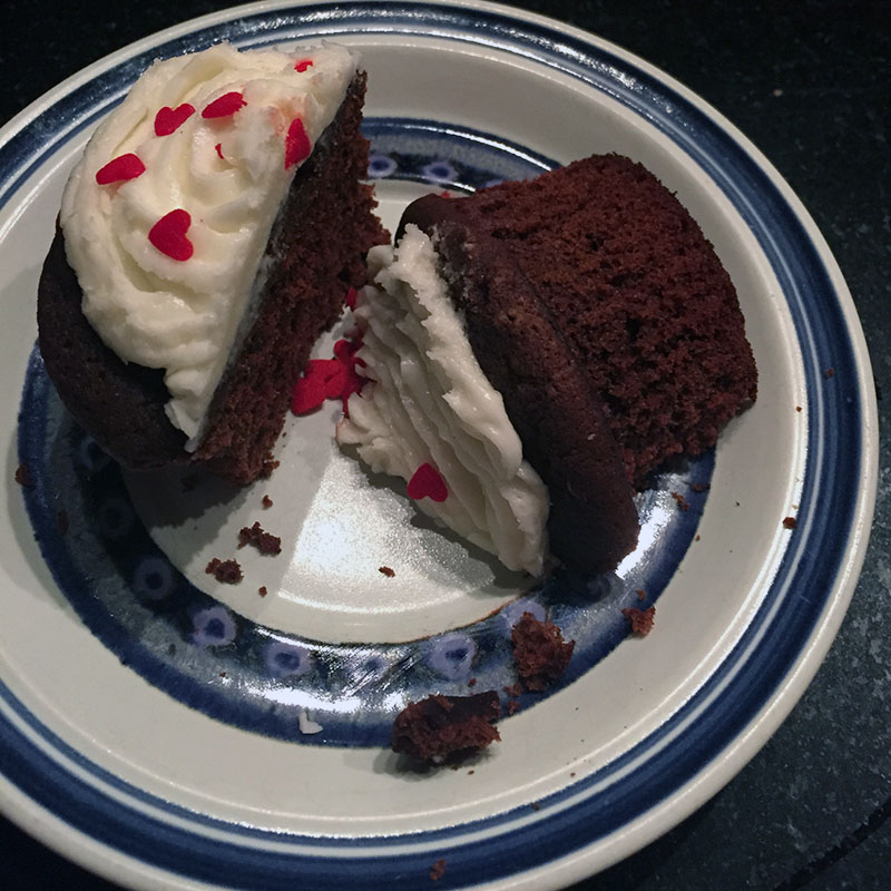 Mocha Peppermint Cupcake