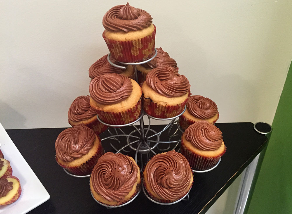 Peanut Butter with Chocolate cupcakes