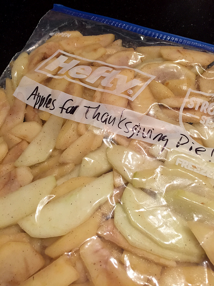 Frozen Apple Pie FIlling
