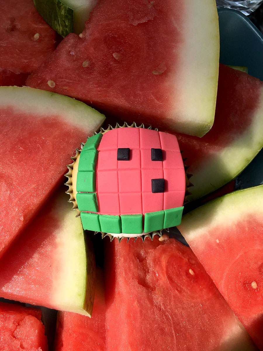 Watermelon Cupcake by Amélie