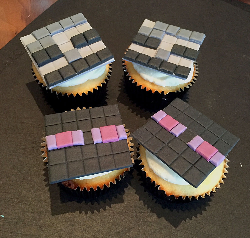 Minecraft Cupcakes