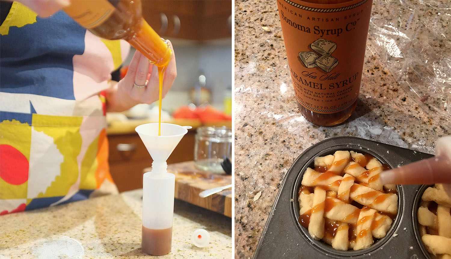 Sonoma Syrup Co. Caramel on Apple Pies