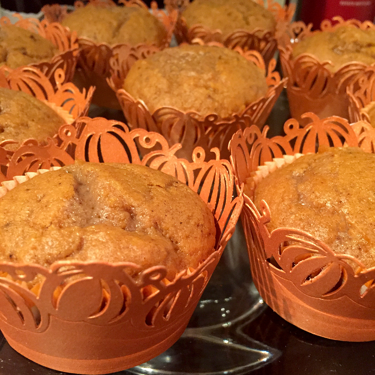 pumpkin cupcake wrappers