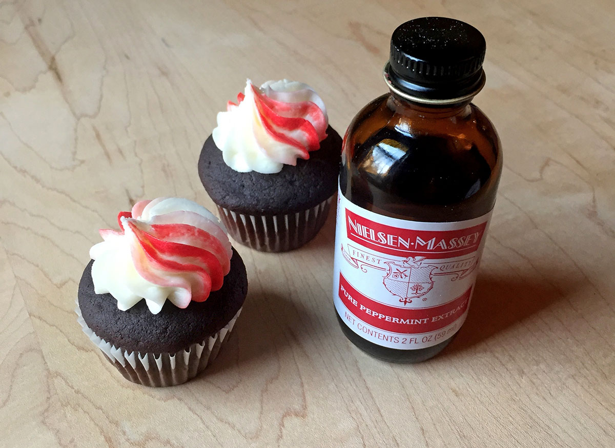 Nielsen-Massey Peppermint Extract Cupcakes