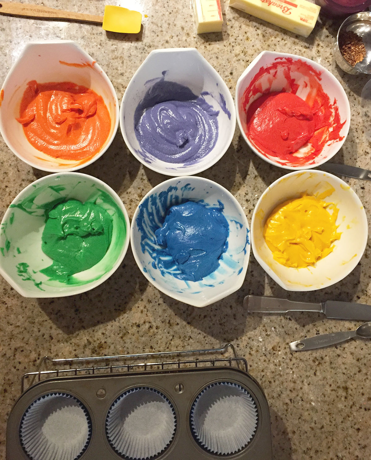 Rainbow Cake Batter