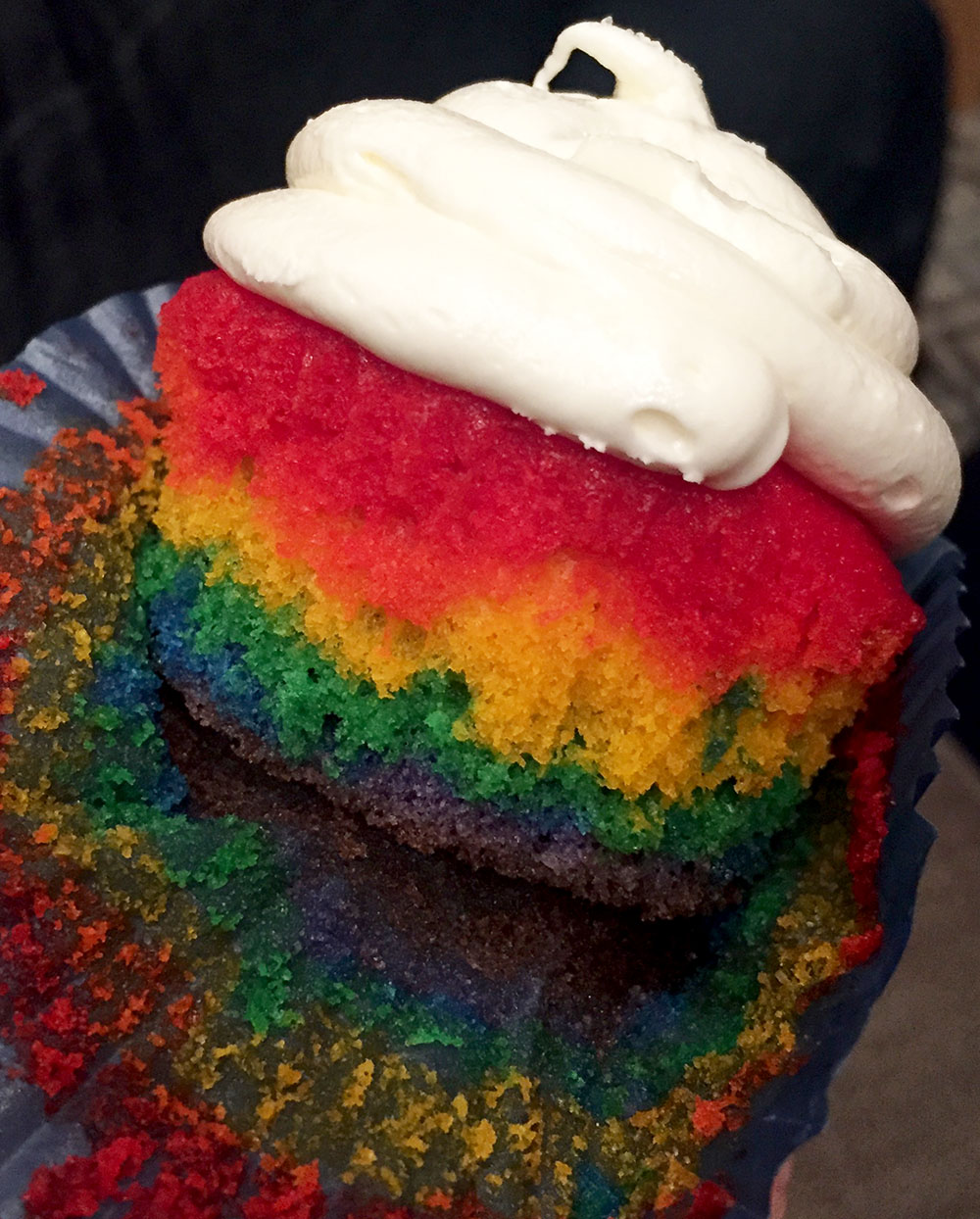 Rainbow Cupcake