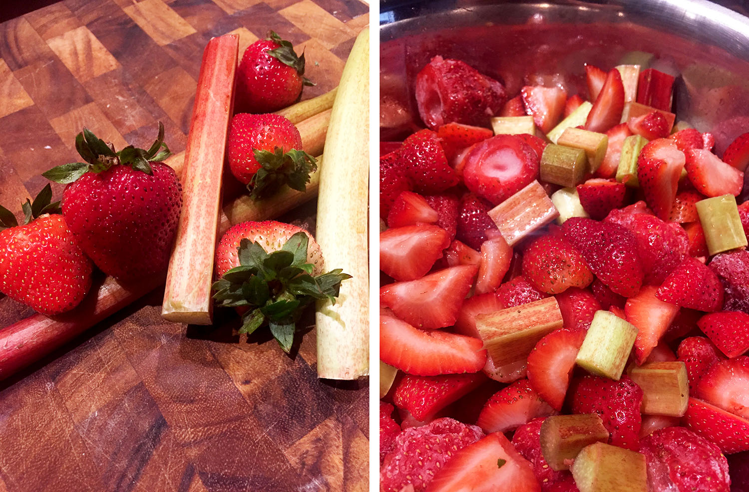 Strawberries and Rhubarb