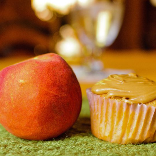 Louisiana Peach Cupcakes