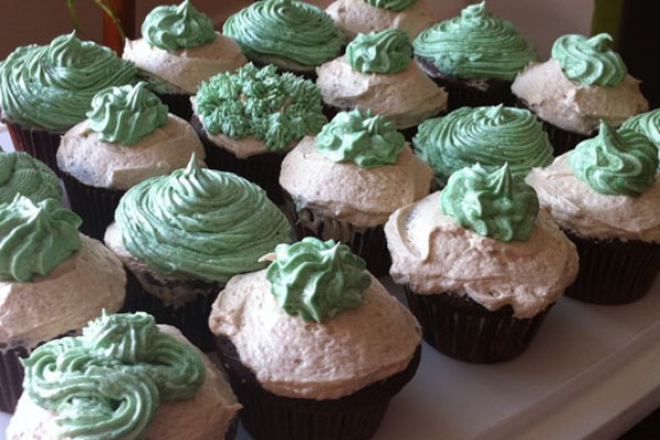 St. Patrick's cupcakes