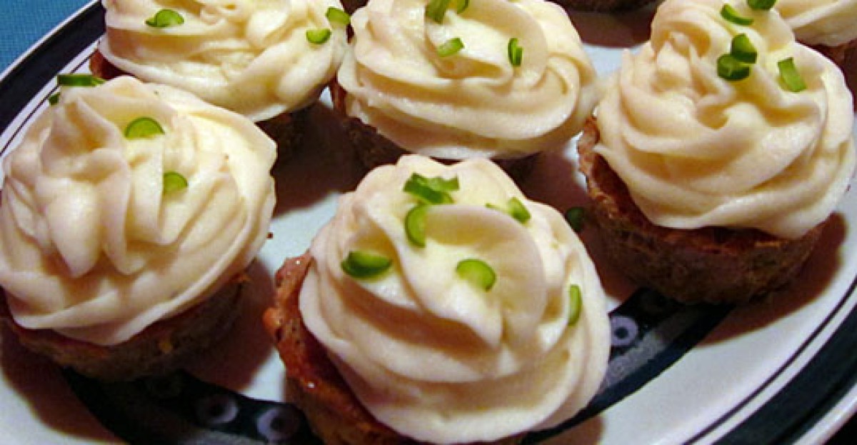 turkey meatloaf cupcakes