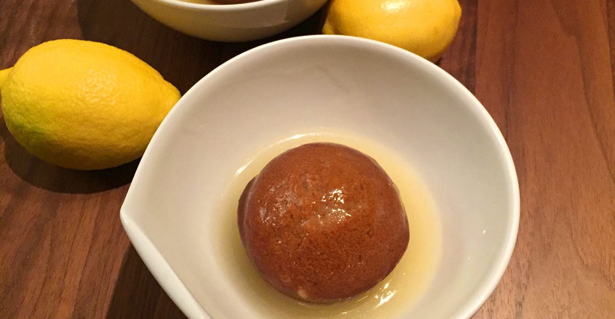 Gingerbread with Lemon Sauce