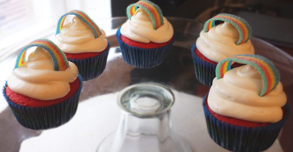 Rainbow Cupcakes