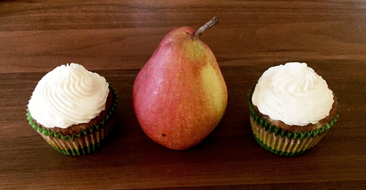 Pear Cupcakes