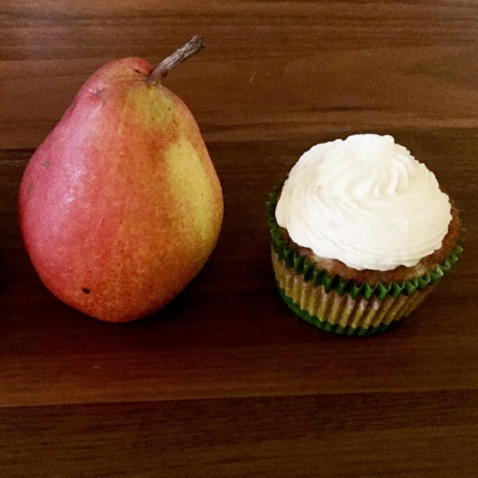 Pear Cupcakes